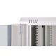 7. Digitus DYNAmic 19" 12U 600x600 Wand-Netzwerkschrank, Glastür, grau, ungeteilt, montiert, 60 kg
