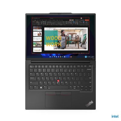 8. Lenovo ThinkPad E14 Gen 5 i7-1355U 14" WUXGA TouchIPS 300 Nits AG 16 GB DDR4 SSD512 Iris Xe Tastatur mit Hintergrundbeleuchtung, Frontkamera, 1080p-Kamera, 47 Wh W11Pro Graphitschwarz (REPACK) 2 Jahre