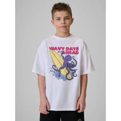 Baumwoll-T-Shirt für Jungen 4F 4FJRSS26TTSHM3904-10S