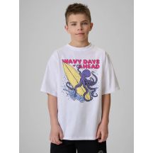 Baumwoll-T-Shirt für Jungen 4F 4FJRSS26TTSHM3904-10S