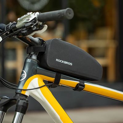 12. Rockbros AS-019 Fahrradrahmentasche wasserdicht 1,5 l - Schwarz