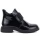 2. Schwarze Lackleder-Ankle-Boots für Damen, Modell M.Daszyński MR2501