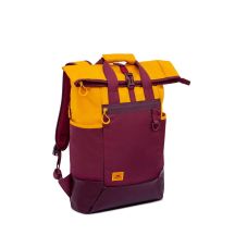 Rivacase 5321 15,6" 25L Laptop-Rucksack, Burgunderrot-Gelb