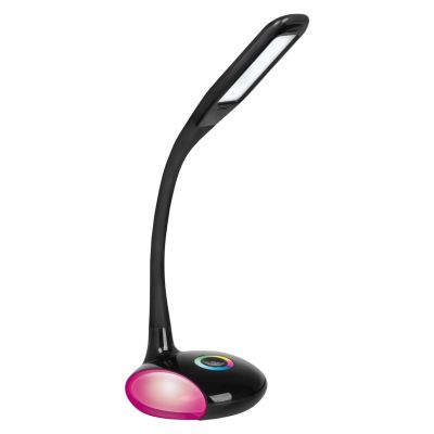 2. Moderne, mehrfarbige RGB-LED-Schreibtischlampe Activejet VENUS RGB schwarz mit Nachtlichtfunktion