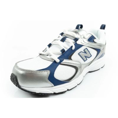 3. New Balance 408 Herren-Sportschuhe, Sneaker, modisch und bequem, weiß/silber