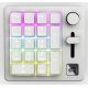 Keychron GMMK Nummernblock-Tastatur für Zuhause/Büro, USB + Funk + Bluetooth, Weiß