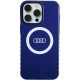 Audi IML Big Logo MagSafe Hülle für iPhone 15 Pro Max – blau
