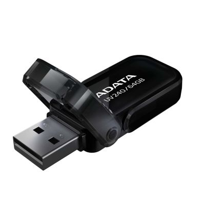2. ADATA UV240 AUV240-64G-RBK USB-Stick (64 GB; USB 2.0; schwarz)