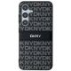 2. DKNY Leder-Monostreifen- und Metall-Logo-Hülle für Samsung Galaxy S24+ – Schwarz