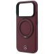 6. Mercedes Leather with Ring Stand MagSafe Hülle für iPhone 18 Pro Max / 17 Pro Max – burgunderrot