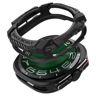 9. Spigen Rugged Armor Hülle für Samsung Galaxy Watch Ultra (47 mm) – mattschwarz