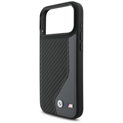 6. BMW M Carbon Logo MagSafe Hülle für iPhone 17 Pro Max – Graphit