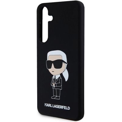 6. Karl Lagerfeld Silikon Ikonik Hülle für Samsung Galaxy S24+ - schwarz