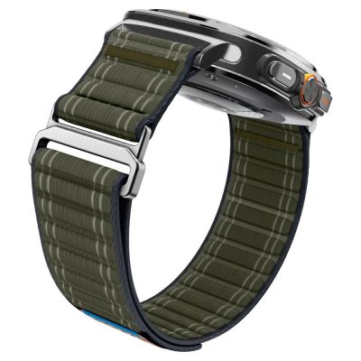 8. Spigen WBF0 Armband für Samsung Galaxy Watch Ultra 47 mm – Grün