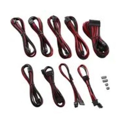 CableMod C-Series PRO ModMesh Kabelset für RMi/RMx/RM (Black Label) - schwarz/rot