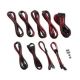 CableMod C-Series PRO ModMesh Kabelset für RMi/RMx/RM (Black Label) - schwarz/rot