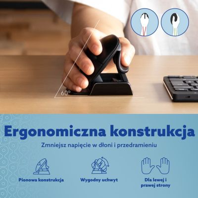 16. R-Go Beidhändige ergonomische Twis-Maus