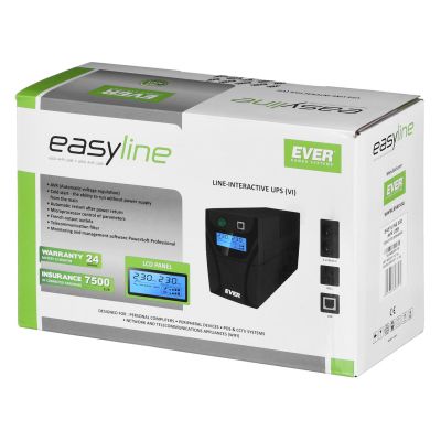 8. EVER EASYLINE 850AVR USB-USV-Netzteil (850VA) (T/EASYTO-000K85/00)
