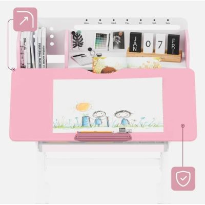 7. Schreibtisch Study 5.0 Pink