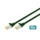 Digitus CAT 6A S/FTP Patchkabel, 10er-Pack