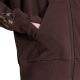 5. adidas Damen-Kapuzenpullover mit durchgehendem Reißverschluss, Animal-Print, 3-Streifen, Braun KV9299