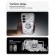 6. Spigen Ultra Hybrid Mag MagSafe Hülle für Samsung Galaxy S26+ Zero One – Transparent und Weiß