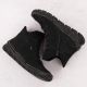 41. Gefütterte schwarze Damen-Ankle-Boots Rieker 55069-00