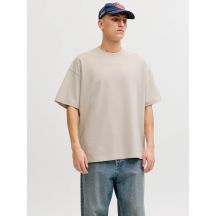 Jack&Jones Herren-T-Shirt JJEBARRON TEE SS O-NECK NOOS 12298906 MOONBEAM
