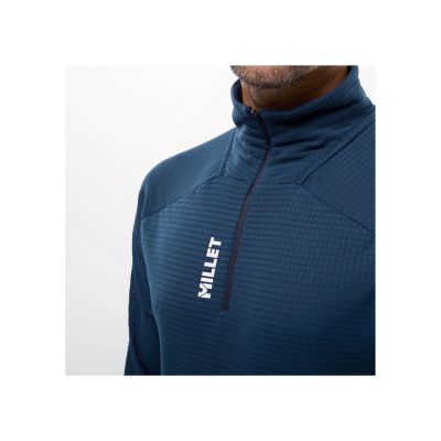 5. MILLET Parmelan Light Fleece Po M marineblaues Herren-Sweatshirt