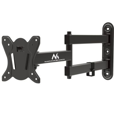 9. MACLEAN Wandhalterung für Fernseher oder Monitor, max. VESA 100x100, 13-32", 30 kg, Schwarz, MC-417