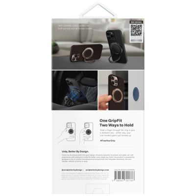 6. Uniq Keva Air Magclick Charging GripFit Case für iPhone 16 Pro Max - Braun