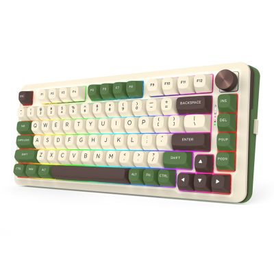 7. REDRAGON K681CGC-RGB-PRO Cyrus Tastatur USB + RF Wireless + Bluetooth Weiß, Grün