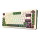 7. REDRAGON K681CGC-RGB-PRO Cyrus Tastatur USB + RF Wireless + Bluetooth Weiß, Grün