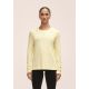 2. Casall Langarm-Trainingsshirt für Damen mit weicher Textur, Gelb
