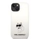 3. Karl Lagerfeld Choupette-Silikonhülle für iPhone 14 Plus – Weiß