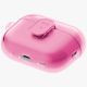 5. Uniq Glase Pro Schutzhülle für AirPods Pro 3 mit Schloss – Transparentes Rosa