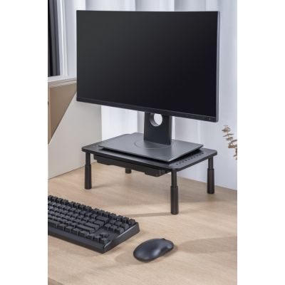 9. GEMBIRD VERSTELLBARER MONITORSTÄNDER MIT SCHUBLADE (RECHTECKIG)