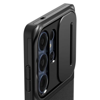 7. Spigen Optik Armor Hülle für Samsung Galaxy S25 Ultra - Schwarz