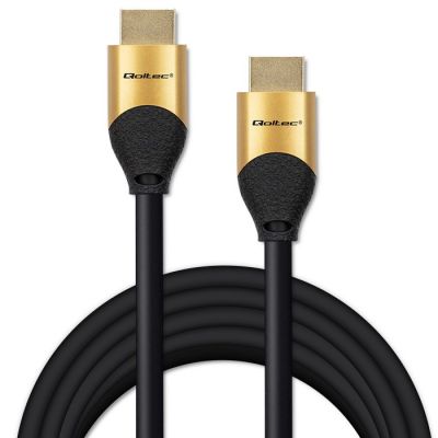 5. QOLTEC HDMI-KABEL V2.1 ULTRA HIGH SPEED 8K | 60 HZ | 26 AWG | GOLD | 5 m