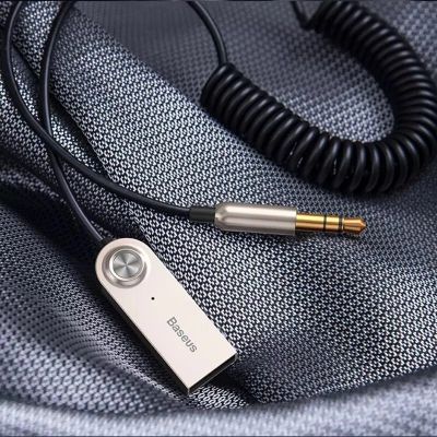 18. Baseus BA01 Bluetooth 5.0 Audioempfängerkabel AUX-Klinke Audioadapter schwarz (CABA01-01)