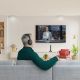 Hama 00221848 Kabelgebundener und kabelloser Bluetooth-Kopfhörer/Headset für TV, Schwarz