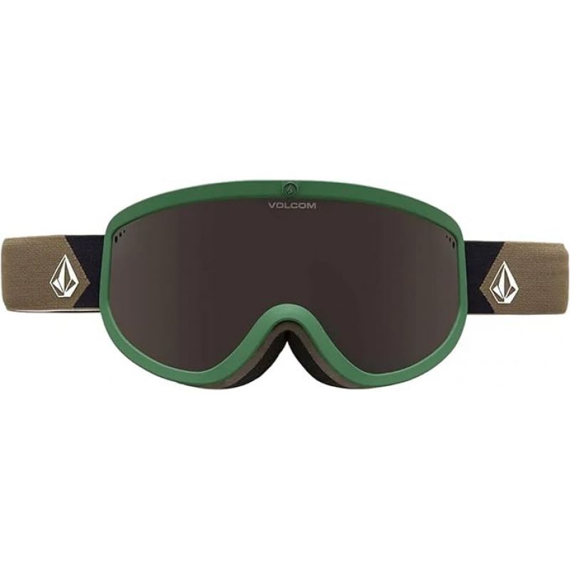 4. Volcom Footprints Damen/Herren Sport Snowboard Skibrille UV-Schutz Grün (VG0622108)