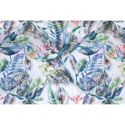 8. Klassischer blauer Blumen-Holz-Terrassenstuhl