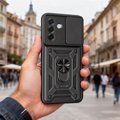 4. Tech-Protect CamShield Pro Hülle für Samsung Galaxy A57 5G - Schwarz