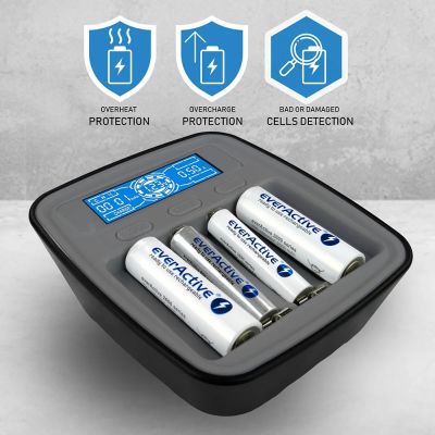 4. EVERACTIVE USB-C-Ladegerät für Ni-MH-Akkus NC1000MV2
