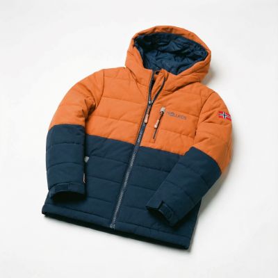 4. Trollkids Kids Hemsedal Snow Jacket XT winterwasserdicht orange (513-176)