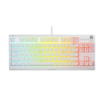 SteelSeries Apex 3 TKL US-Tastatur, weiß