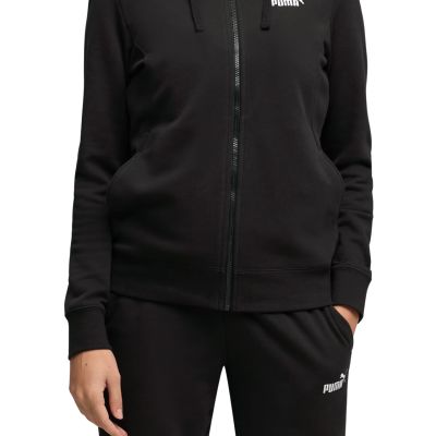 5. Puma Kapuzen-Trainingsanzug Damen Schwarz 691902 01