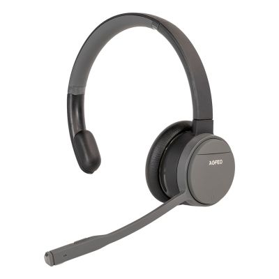AGFEO Infinity Mono Headset Kabelloses Kopfband Bluetooth Büro/Callcenter Schwarz