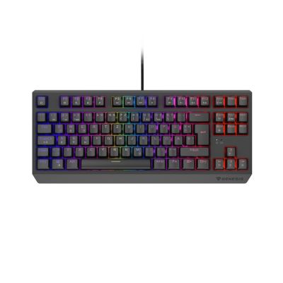 22. GENESIS THOR 230 TKL RGB MECHANISCHE GAMING-TASTATUR OUTEMU ROT SCHWARZ HOT SWAP